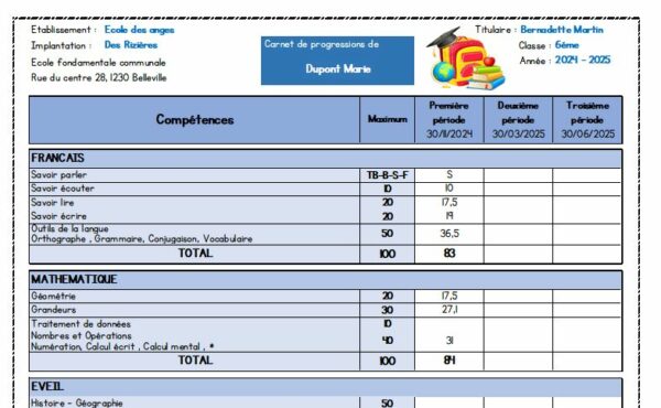 Bulletin Scolaire 1.0.6s - 2025-2026